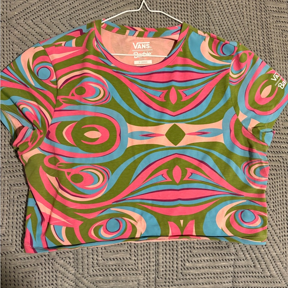 XL Vans x Barbie crop top